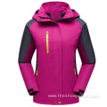 Detachable Hood Women's Ski Jacket Custom